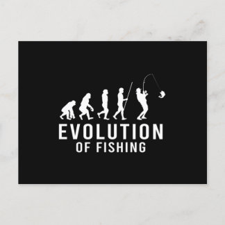 Evolutie Vist vis vissers visserij visserij visser Briefkaart