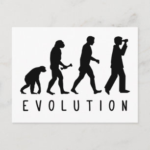Evolutie: Vogel Briefkaart