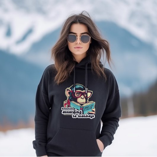 Evolutie volgens monniken hoodie