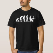 Evolutie voor games, gamers, coders, hackers t-shirt (Voorkant)