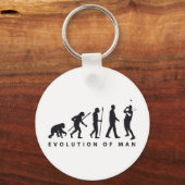 evolutiebadminton sleutelhanger (Voorkant)