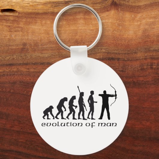 evolutieboog en -pijl sleutelhanger (Voorkant)