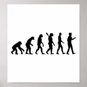 Evolutiecel smartphone poster
