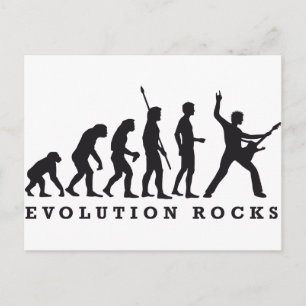 evolutiegesteente briefkaart