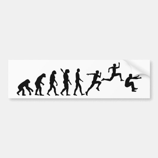 Evolutiegroei Bumpersticker (Voorkant)