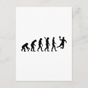 Evolutiehandbal Briefkaart