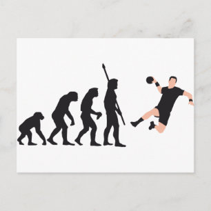 evolutiehandbal briefkaart