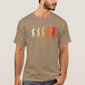 evolutieleider voor boogschieten t-shirt