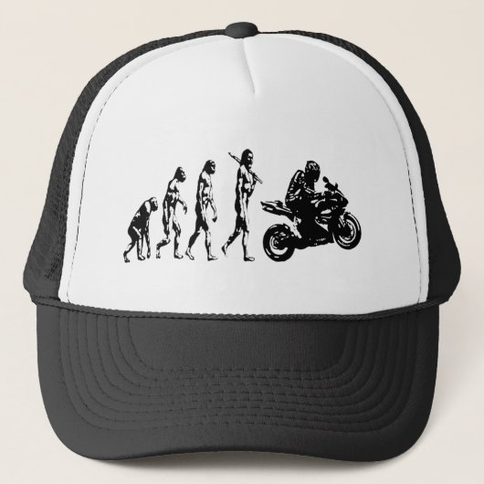 evolutiemodel trucker pet (Voorkant)