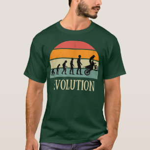 Evolutiemotocross cadeau enduro humor moto cross t-shirt