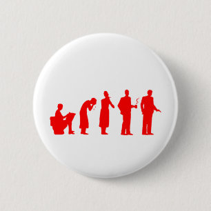 evolutierood ronde button 5,7 cm