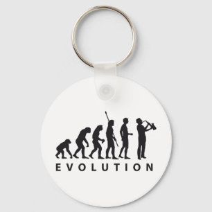 evolutiesaxofon sleutelhanger