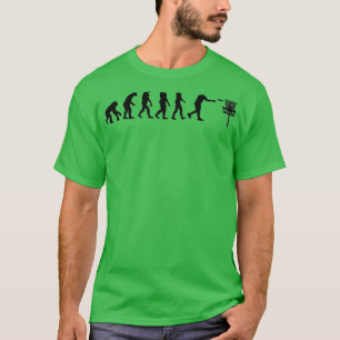 Evolutieschijf Golf Sticker T-shirt