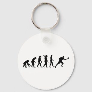 Evolutietafeltennis pingpong sleutelhanger