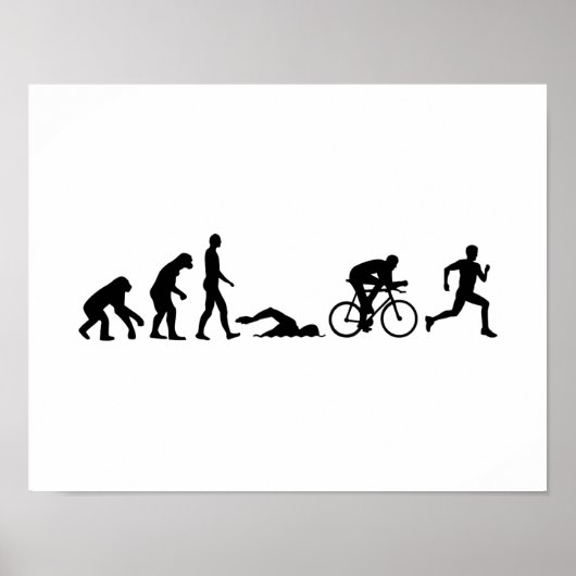 Evolutietriathlon Poster (Voorkant)