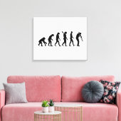 Evolutietrombone Canvas Afdruk (Insitu (Woonkamer))