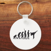 evolutievechtkunsten sleutelhanger (Voorkant)