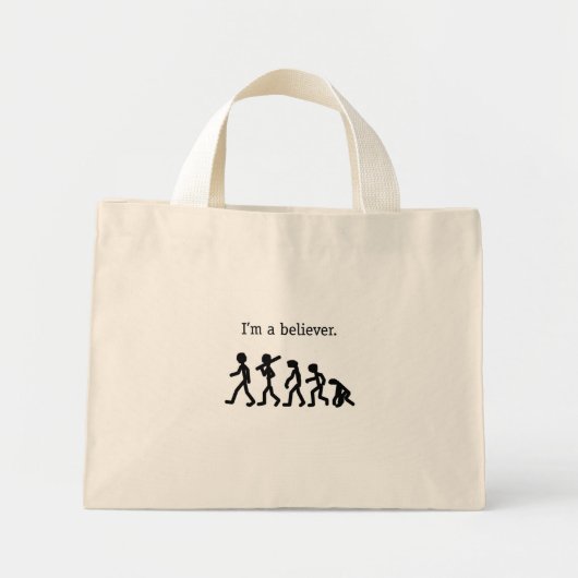 Evolutiezak Mini Tote Bag (Voorkant)
