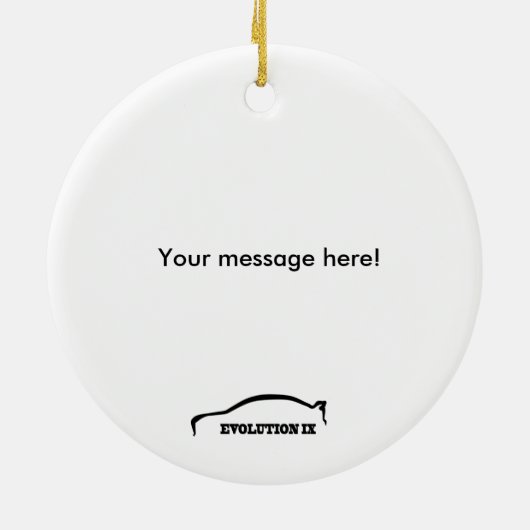 Évolution 9 ornements de Noël (Dos)