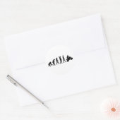 Evolution ATV Quad Racing Ronde Sticker (Envelop)