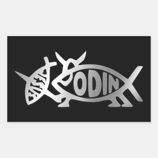 Evolution - Autocollant rectangulaire Odin (Devant)