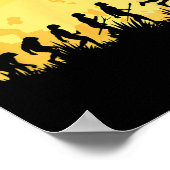 Evolution Badminton Bright Badminton Player Gift Poster (Hoek)