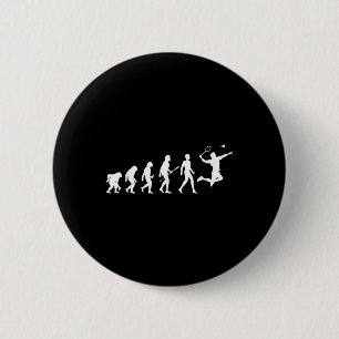 Evolution Badminton Cadeau Voor Badminton Spelers Ronde Button 5,7 Cm