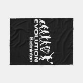 Evolution Badminton Fleece Deken (Voorkant (Horizontaal))