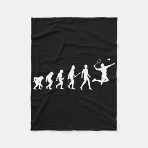 Evolution Badminton Gift voor Badminton Spelers Ev Fleece Deken