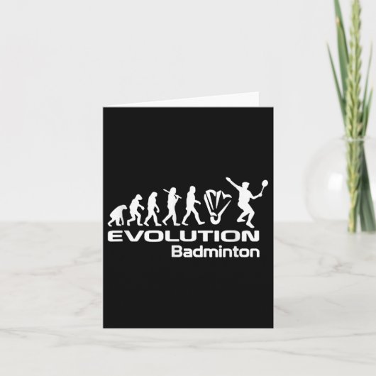 Evolution Badminton Kaart (Voorkant)