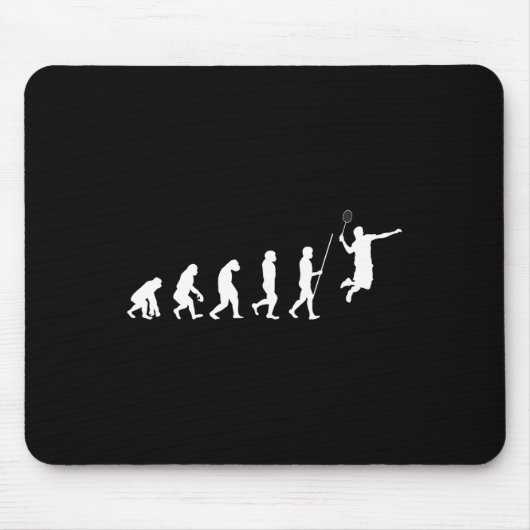Evolution Badminton Shuttle Badminton Player Gift Muismat (Voorkant)
