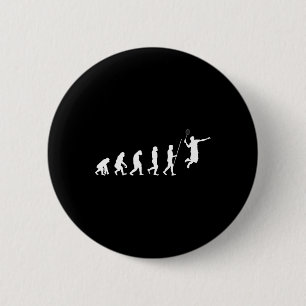 Evolution Badminton Shuttle Badminton Player Gift Ronde Button 5,7 Cm