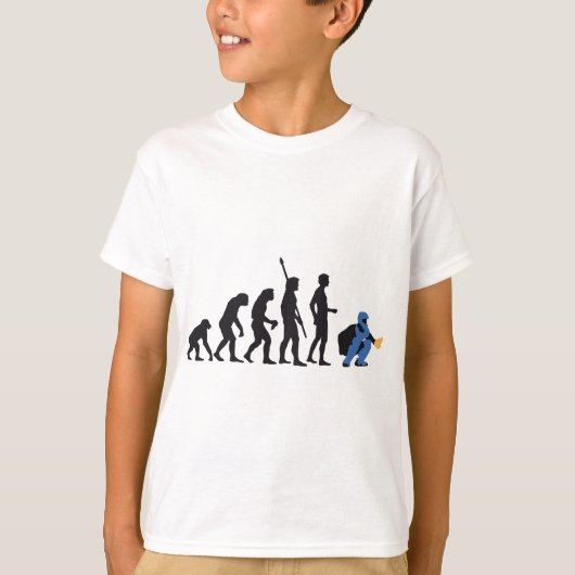 evolution baseball catcher t-shirt (Voorkant)