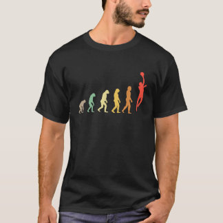 Evolution Basketbal Dunking Atleten Basketballer T-shirt