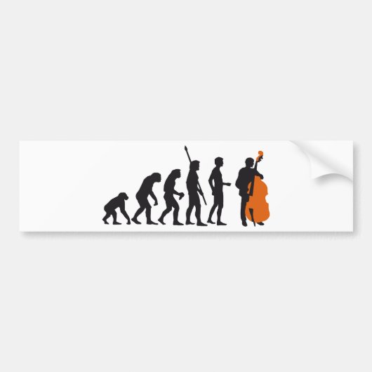 evolution bass bumpersticker (Voorkant)