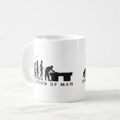 evolution billard koffiemok (Voorkant links)