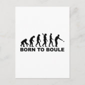 Evolution Boule Petanque Briefkaart (Voorkant)