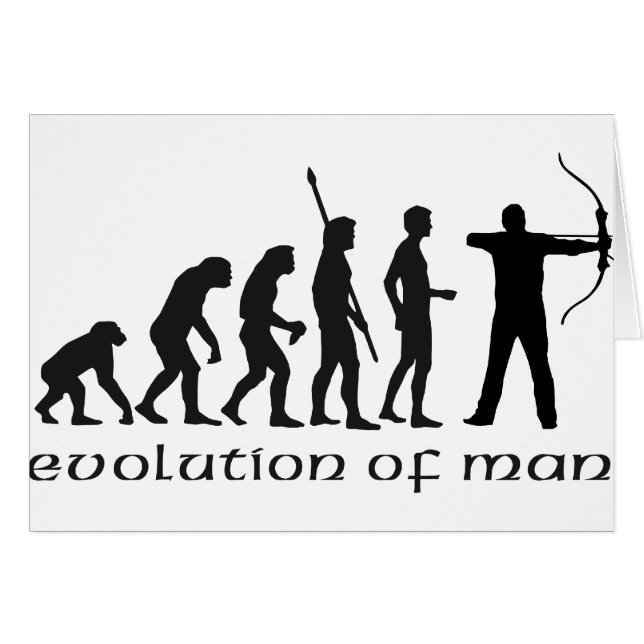 evolution bow and arrow (Voorkant Horizontaal)