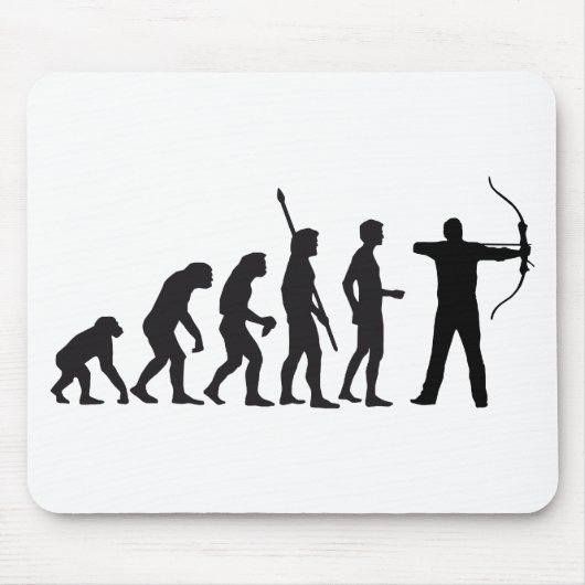 evolution bow and arrow muismat (Voorkant)