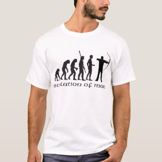 evolution bow and arrow t-shirt