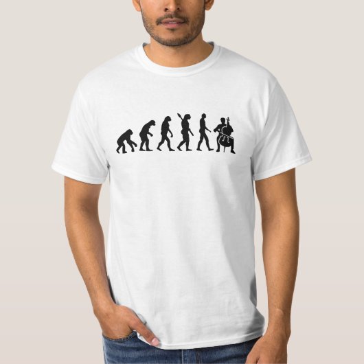 Evolution Cello T-shirt (Voorkant)