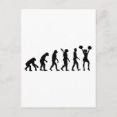 Evolution Cheerleader Briefkaart (Voorkant)