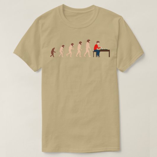 Evolution Chess Player Funny Gift Idea  (2)  T-shirt (Design voorkant)