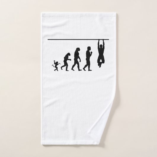 évolution de crossfit, #crossfit (Serviette à main)