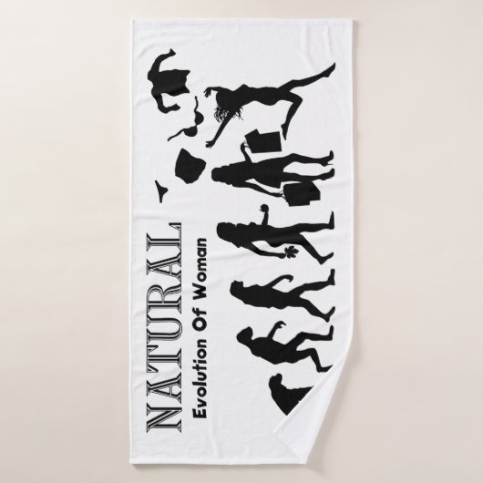 Évolution de la femme (Serviette de bain)