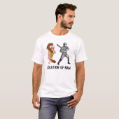 Évolution de l'homme, T-shirts drôle de base-ball (Devant entier)