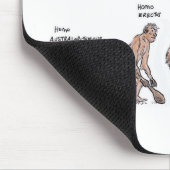 Évolution de tapis de souris de l'homme (Coin)