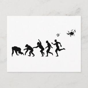 Evolution Droned Briefkaart