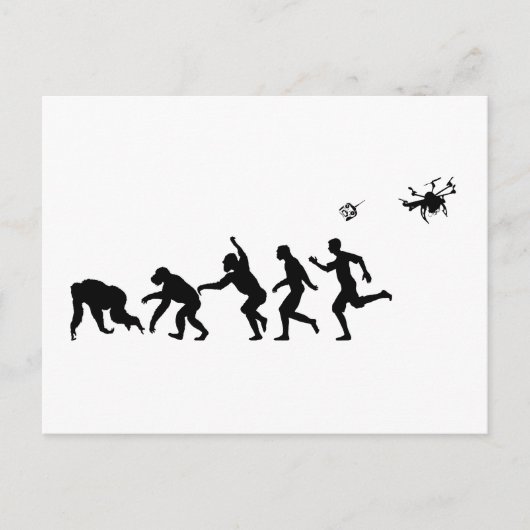 Evolution Droned Briefkaart (Voorkant)