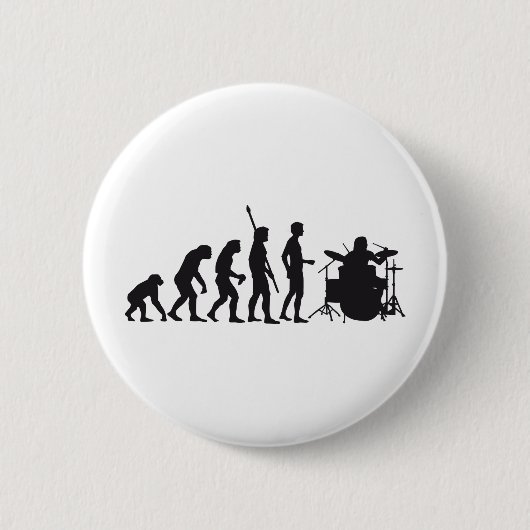 evolution drummer ronde button 5,7 cm (Voorkant)